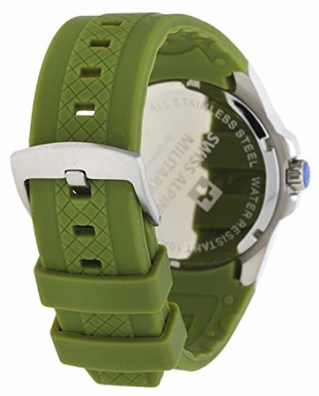 Swiss Alpine Military by Grovana Herrenuhr olive 7058.1838 10ATM Swiss Made - 3