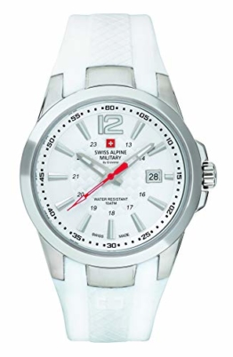 Swiss Alpine Military by Grovana Herrenuhr weiß 70581833 10ATM Swiss Made - 1