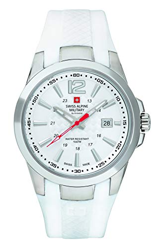 Swiss Alpine Military by Grovana Herrenuhr weiß 70581833 10ATM Swiss Made - 1