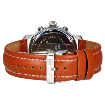 Swiss Alpine Military Herren-Armbanduhr XL AV288 Chronograph Leder 2880.9533SAM - 2