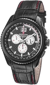 Swiss Alpine Military Thunder Herren 43MM Chronograph Datum Uhr 1621.9577 Sam - 1