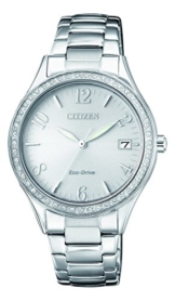 Citizen Damen Analog Quarz Uhr mit Edelstahl Armband EO1180-82A - 1