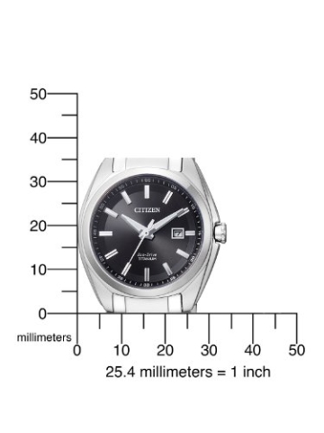 Citizen Damen Analog Quarz Uhr mit Titan Armband EW2210-53E - 2
