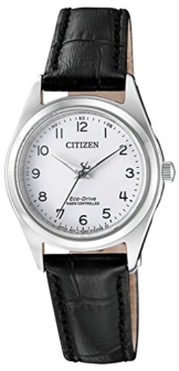 Citizen Damen Analog Solar Uhr mit Leder Armband ES4030-17A - 1