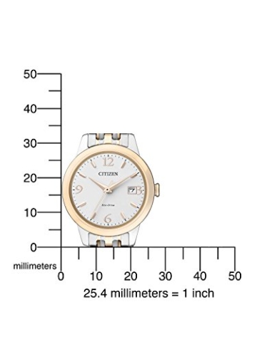 Citizen Damen-Armbanduhr Analog Quarz Edelstahl beschichtet EW2234-55A - 2