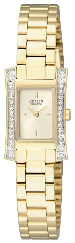 Citizen Damen-Armbanduhr Analog Quarz Edelstahl beschichtet EZ6312-52P - 1