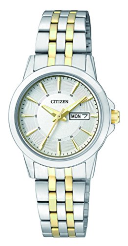 Citizen Damen-Armbanduhr Analog Quarz Edelstahl EQ0608-55AE - 1