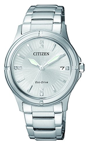 Citizen Damen-Armbanduhr Analog Quarz Edelstahl FE6050-55A - 1