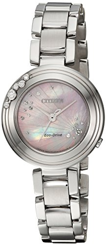 CITIZEN Damen-Armbanduhr Armband Edelstahl GEHÃ¤USE + Quarz ANALOG EM0460-50N - 1
