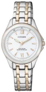Citizen Damen-Armbanduhr Elegant Analog Quartz Edelstahl ES4024-52A - 1