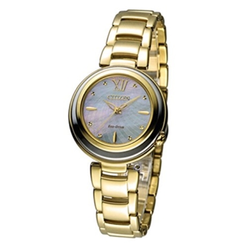 Citizen Damen-Armbanduhr XS Citizen L Analog Quarz Gold EM0336-59D - 1