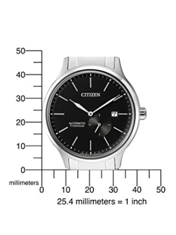 Citizen Herren Analog Mechanik Uhr mit Titan Armband NJ0090-81E - 2