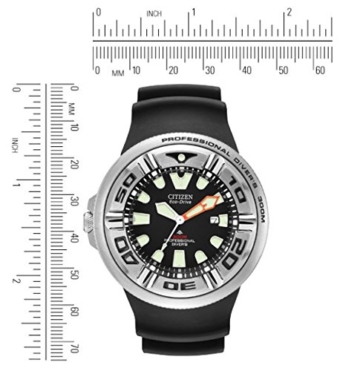 Citizen Herren Analog Quarz Uhr mit Gummi Armband BJ8050-08E - 4