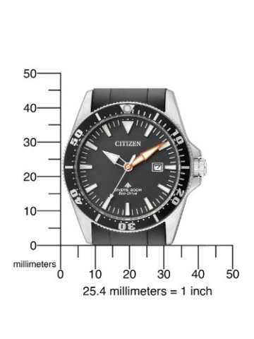 Citizen Herren Analog Quarz Uhr mit Kautschuk Armband BN0100-42E - 4