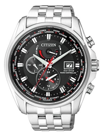 Citizen Herren-Armbanduhr AT9030-55E, silber/schwarz - 1