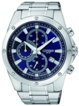 Citizen Herren-Armbanduhr Chronograph Quarz Edelstahl AN3530-52L - 1