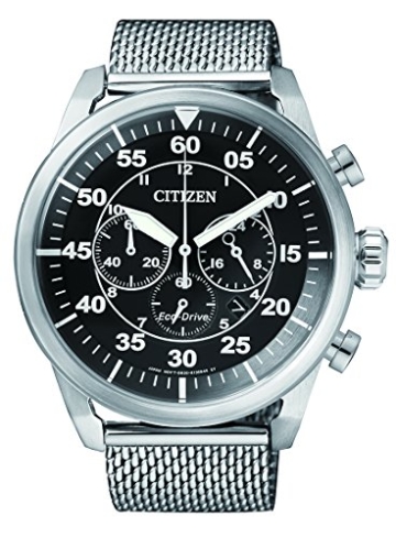 Citizen Herren-Armbanduhr Chronograph Quarz Edelstahl CA4210-59E - 1