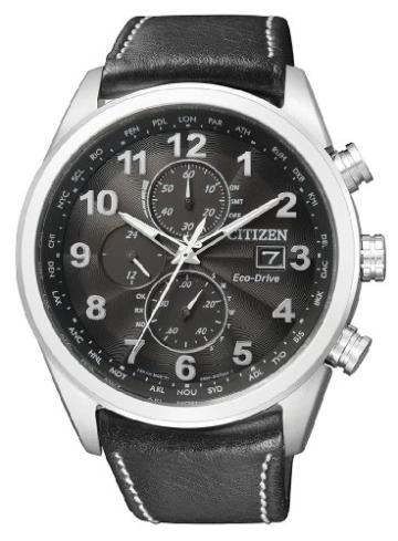 Citizen Herren-Armbanduhr XL Analog Quarz Leder AT8011-04E - 1