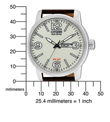 Citizen Herren-Armbanduhr XL Analog Quarz Leder BM8470-03AE - 3