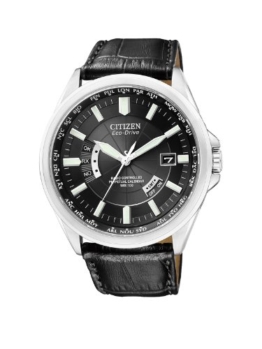 Citizen Herren-Armbanduhr XL Analog Quarz Leder CB0010-02E - 1