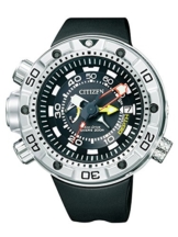 Citizen Herren-Armbanduhr XL Promaster Marine - Eco-Drive Aqualand Analog Quarz Kautschuk BN2021-03E - 1