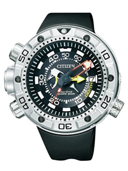 Citizen Herren-Armbanduhr XL Promaster Marine - Eco-Drive Aqualand Analog Quarz Kautschuk BN2021-03E - 1
