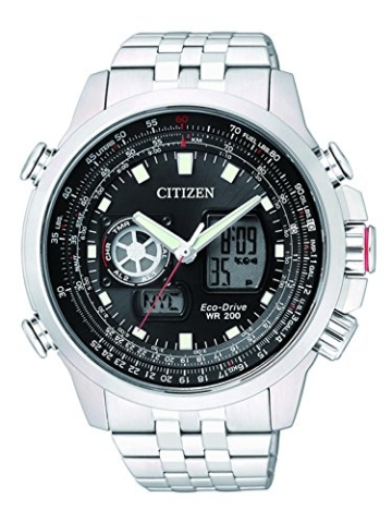 Citizen Herren-Armbanduhr XL Promaster Sky Analog - Digital Quarz Edelstahl JZ1060-50E - 1