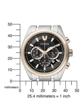 Citizen Herren-Armbanduhr XL Super Titanium Chronograph Quarz Titan CA4014-57E - 2