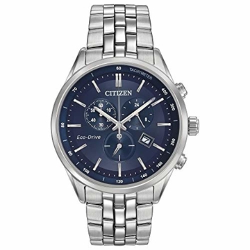 Citizen Herren Chronograph Quarz Uhr mit Edelstahl Armband AT2141-52L - 1
