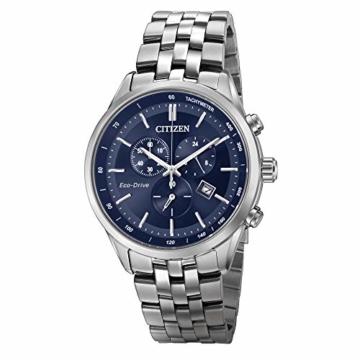 Citizen Herren Chronograph Quarz Uhr mit Edelstahl Armband AT2141-52L - 2