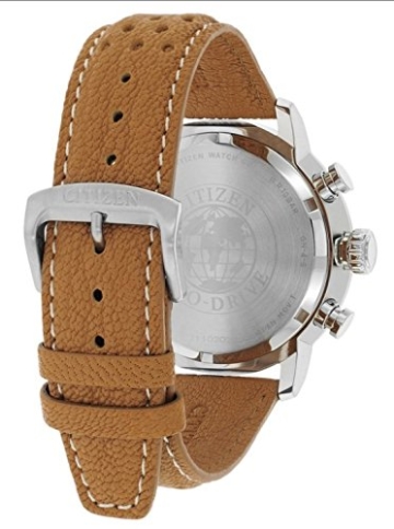 Citizen Herren Chronograph Quarz Uhr mit Leder Armband CA0641-16X - 2