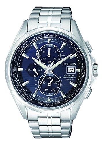 Citizen Herren Chronograph Quarz Uhr mit Titan Armband AT8130-56L - 1