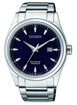 Citizen Herren Datum klassisch Solar Uhr mit Titan Armband BM7360-82L - 1