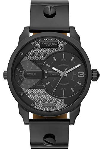 Diesel Damen-Armbanduhr Analog Quarz One Size, schwarz, schwarz - 1