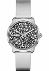Diesel Damen-Armbanduhr Analog Quarz One Size, silberfarben, Silber - 1