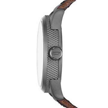 Diesel Herren Analog Quarz Uhr mit Leder Armband DZ1843 - 2