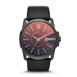 Diesel Herren-Armbanduhr Analog Quarz One Size, schwarz, schwarz - 1