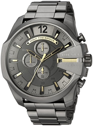 Diesel Herren Chronograph Quarz Uhr mit Edelstahl Armband DZ4466 - 1