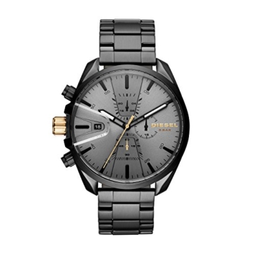 Diesel Herren Chronograph Quarz Uhr mit Edelstahl Armband DZ4474 - 1