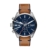 Diesel Herren Chronograph Quarz Uhr mit Leder Armband DZ4470 - 1