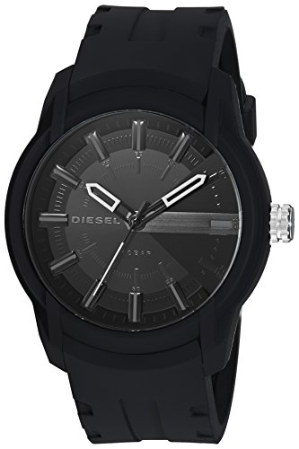 Diesel Herren Quarz Uhr mit Silikon Armband DZ1830 - 1