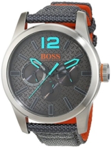 Hugo Boss Orange Paris Herren-Armbanduhr Quartz Analog mit blauem Textil Armband  1513379 - 1