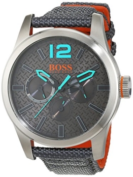 Hugo Boss Orange Paris Herren-Armbanduhr Quartz Analog mit blauem Textil Armband 1513379 - 1