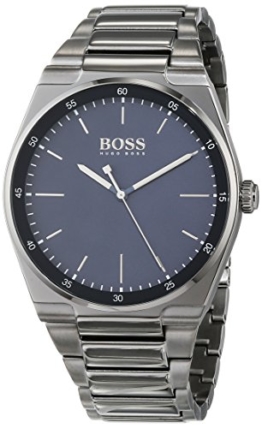 Hugo BOSS Unisex Analog Quarz Uhr mit Edelstahl Armband 1513567 - 1