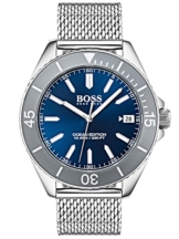 Hugo BOSS Unisex Analog Quarz Uhr mit Edelstahl Armband 1513571 - 1