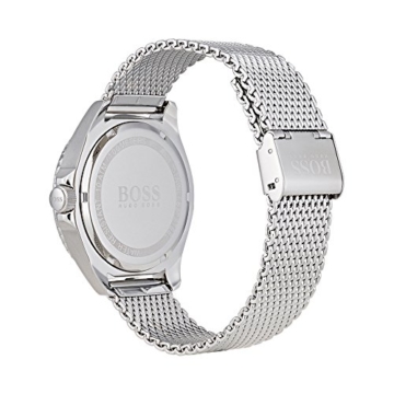 Hugo BOSS Unisex Analog Quarz Uhr mit Edelstahl Armband 1513571 - 2