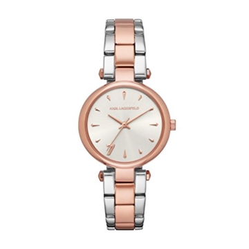 Karl Lagerfeld Damen Analog Quarz Smart Watch Armbanduhr mit Edelstahl Armband KL5008 - 1