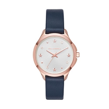 Karl Lagerfeld Damen Analog Quarz Uhr mit Leder Armband KL3013 - 1