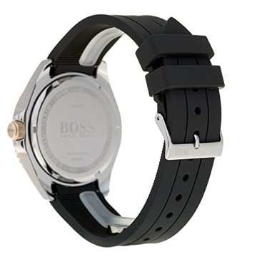 Hugo BOSS Unisex Analog Quarz Uhr mit Silikon Armband 1513558 - 4