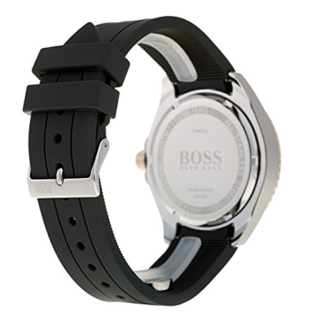Hugo BOSS Unisex Analog Quarz Uhr mit Silikon Armband 1513558 - 5
